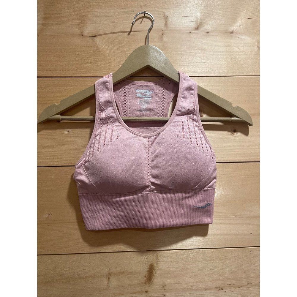 Saucony Womens Pink Sports Bra Medium